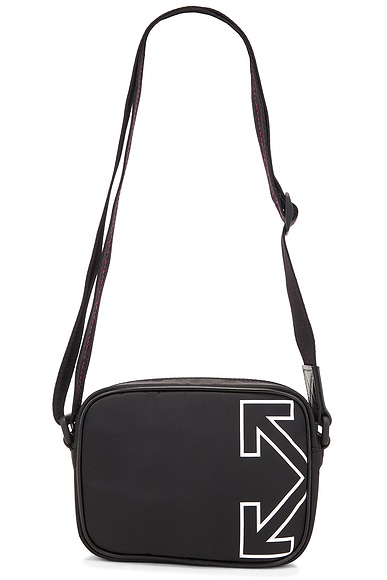 Off-White heritage カメラバッグ Transparent OFF-WHITE Heritage Camera Bag in Black | FWRD