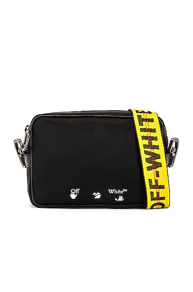 OFF-WHITE Nylon Crossbody Bag in Black | FWRD