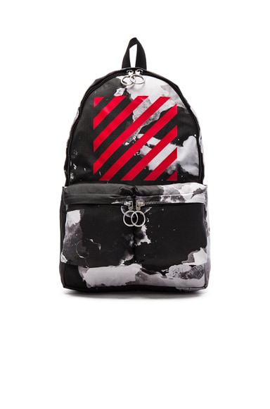 OFF-WHITE Liquid Spots Backpack in Red Multi | FWRD