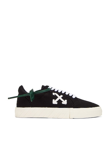 OFF-WHITE Canvas Low-Top Sneakers in Black