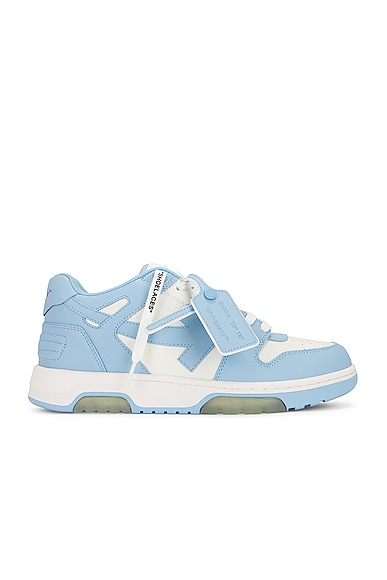 OFF-WHITE Out Of Office Sneaker In White & Light Blue
