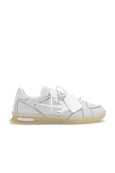 OFF-WHITE Denim End Of Play Sneakers in White