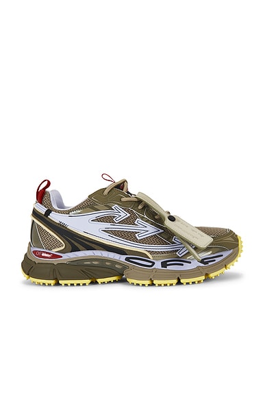 OFF-WHITE Be Right Back Sneakers in Brown