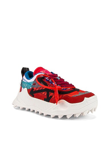 Off-white Odsy 1000 Sneakers In Red & Black