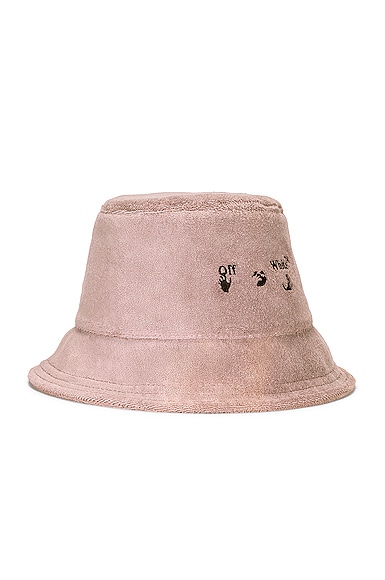 OFF-WHITE Towel Bucket Hat in Mauve