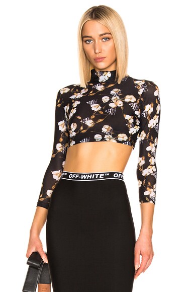 Cropped Floral Top