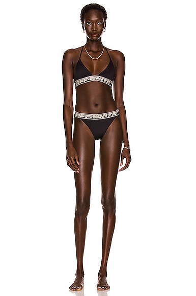 Logo Band Bikini Set