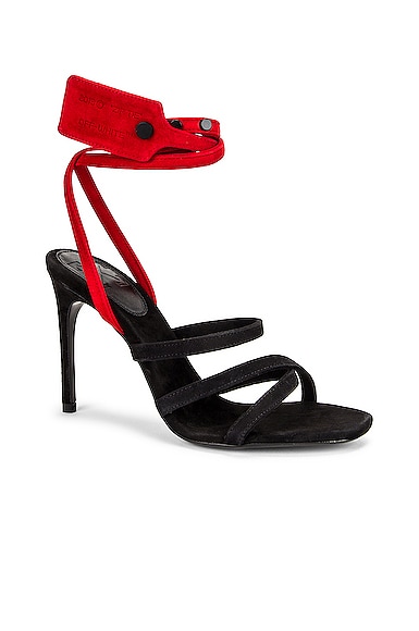 zip tie off white heels