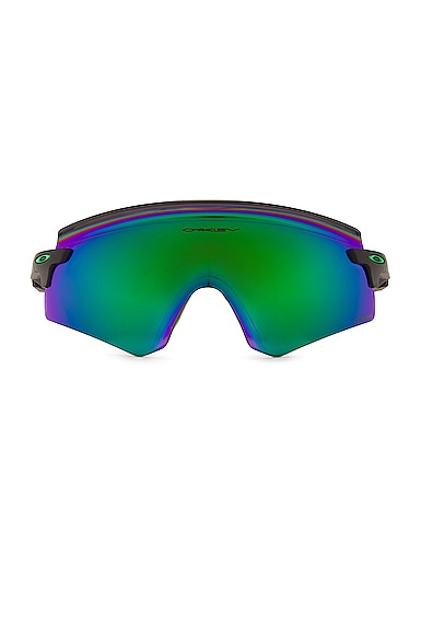 Oakley Encoder Sunglasses in Black & Green