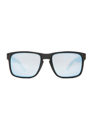 Oakley Holbrook Rectangle Sunglasses in Polished Black