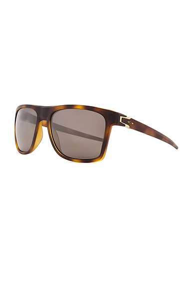 Shop Oakley Leffingwell Polarized Sunglasses In Brown