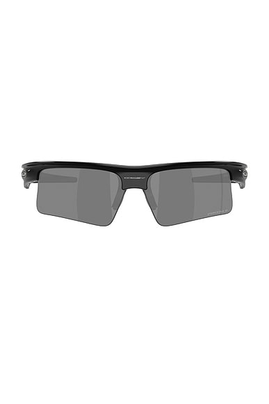 Oakley Bisphaera Speed Rectangular Sunglasses in Polished Black & Prizm Black Polar