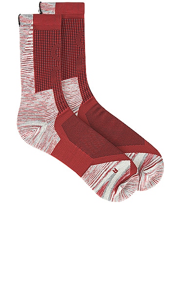 Explorer Merino Sock in Red