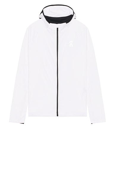 On Climate Zip Hoodie in White