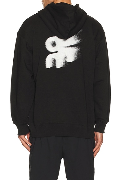 On Club Hoodie Volt in Black