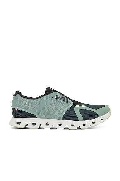 On Cloud 5 Push In Moss & Ste