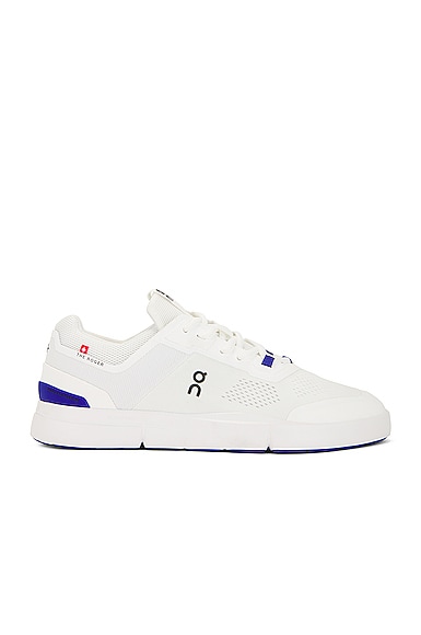 On Men's The Roger Spin Lace Up Sneakers In Undyed-white | Indigo