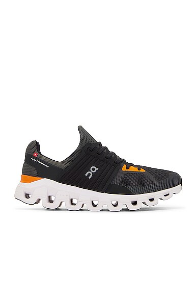 On Cloudswift Running Shoe In Rock & Turmeric