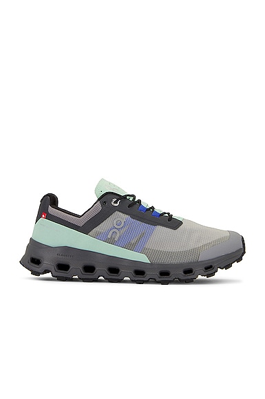 On Cloudvista Trail Running Shoe In Alloy | Black
