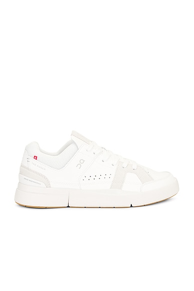 Shop On The Roger Clubhouse Sneaker In White & Sand