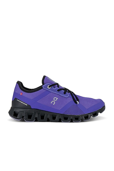 On Cloud X 3 Ad Sneaker in Blueberry & Black