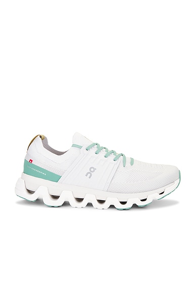 On Cloudswift 3 Sneaker in White & Green