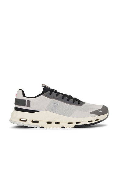 On Cloudnova Form 2 Sneakers in Pearl & Black