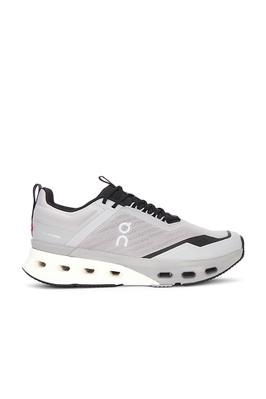 On Cloudnova X Sneakers in Alloy & Black