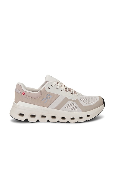 On Cloudrunner 2 Sneakers in Pearl & Desert