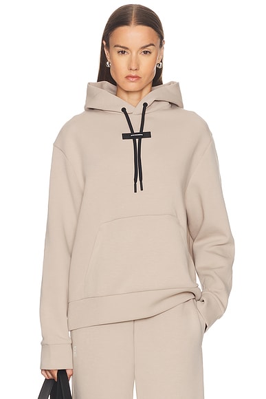 On Focus Tech Hoodie in Desert