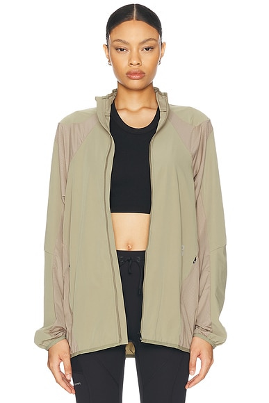 THE ATTICO Scoop Neck Leather Blazer in Pale Yellow | FWRD