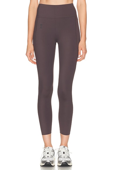 On Studio 7/8 Legging in Pebble