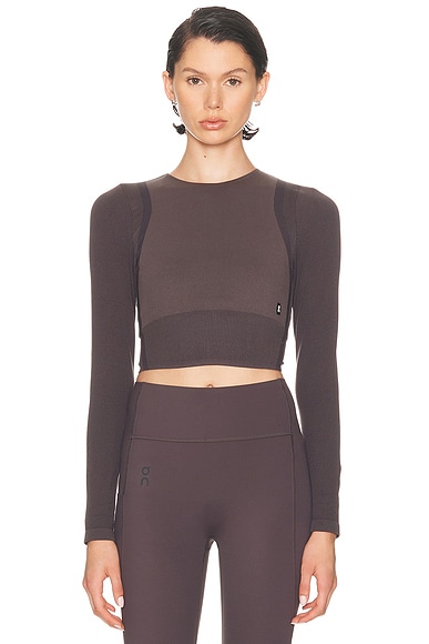Studio Knit Long Crop Top