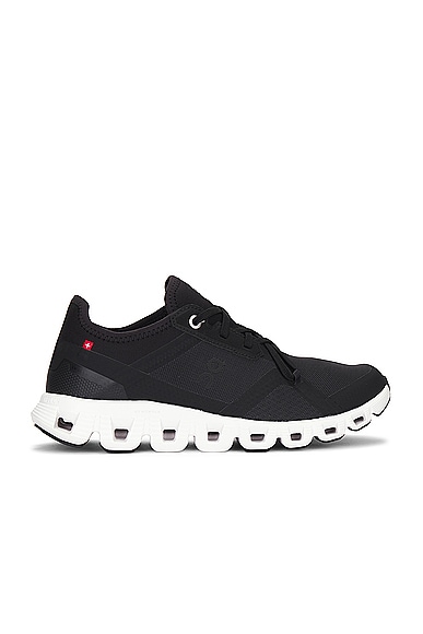 On Cloud X 3 Ad Sneaker in Black & White