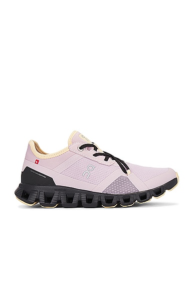 On Cloud X 3 Ad Sneaker in Mauve & Magnet