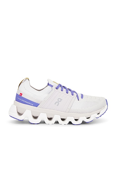 Shop On Cloudswift 3 Sneaker In White & Blueberry