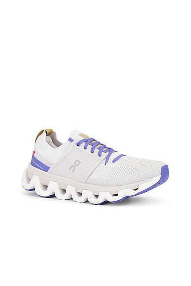Shop On Cloudswift 3 Sneaker In White & Blueberry
