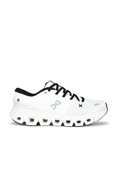 On Cloud X 5 Sneaker in White & Black