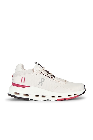 On Cloudnova 2 Sneaker in Oyster & Ivory