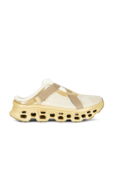 On X FKA Twigs Cloudmonster 3 Mule Sneaker in Loess & Hare