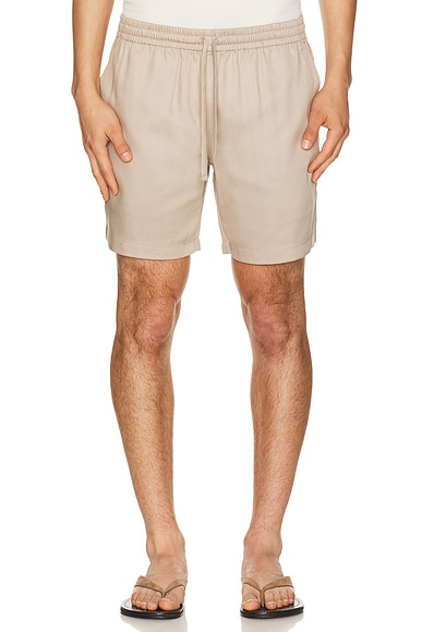 onia Lyocell Beach Shorts in Stone