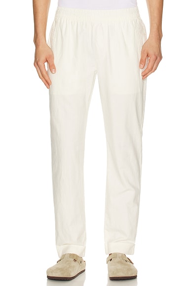Linen Cotton Stretch Cuff Pant