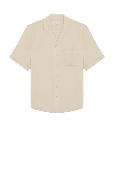 onia Lyocell Vacation Shirt in Stone