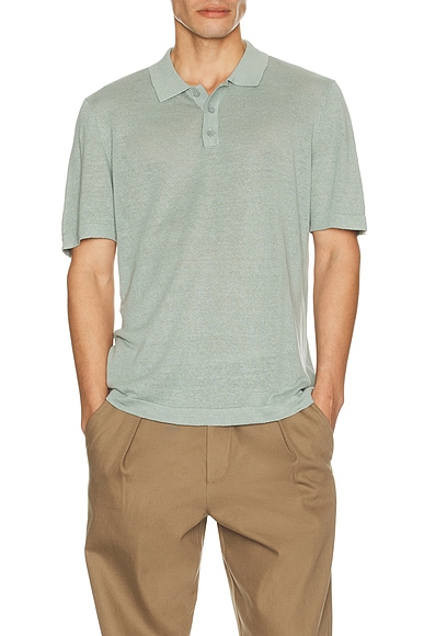 Linen Sweater Polo