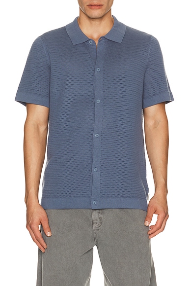 Drop Needle Button Up Shirt