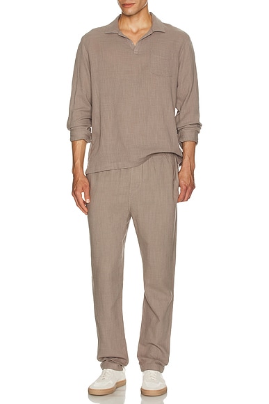 Gauze Popover Shirt
