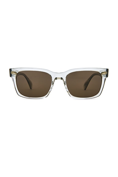 Oliver Peoples Ryce Sun Sunglasses in Black Diamond & G-15