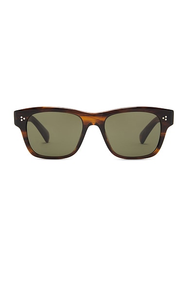 Oliver Peoples Birell Sun Sunglasses in Tuscany Tortoise