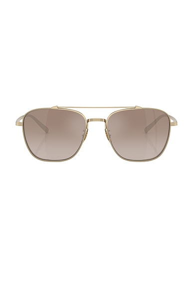 Oliver Peoples Avison Sunglasses in Soft Gold