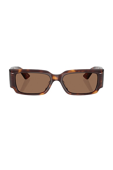 Oliver Peoples x Khaite 1995C Sunglasses in Dark Mahogany